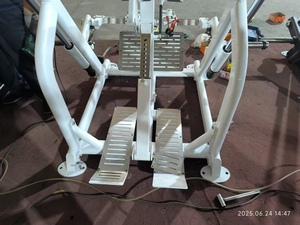 Équipement de fitness pour salle de sport, double fonction 2 en 1, rameur vertical à charge de plaques et <span class=keywords><strong>barre</strong></span> en T horizontale, <span class=keywords><strong>machine</strong></span> à ramer <span class=keywords><strong>Smith</strong></span> Rotate - Product Image 4