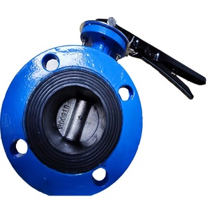 Vanne papillon manuelle Longyao Shuangyong D41X-16Q, corps en fonte ductile, joint en caoutchouc EPDM pour eau, air, huile - Product Image 4