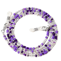 Chaîne de lunettes de lecture ronde en perles faites à la main Joyson, cordon de lunettes coloré, porte-lunettes, sangle de cou pour lunettes de soleil
