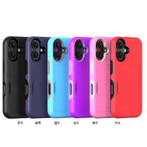 삼성 전자 신용 카드 슬롯 홀더 전화 케이스가있는 <span class=keywords><strong>iPhone</strong></span> 16 15 14 13 <span class=keywords><strong>12</strong></span> 11 용 전체 커버 보호 전화 커버 - Product Image 6
