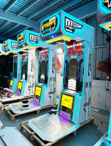 Machine <span class=keywords><strong>de</strong></span> boxe à monnayeur avec distribution <span class=keywords><strong>de</strong></span> prix et tickets, machine <span class=keywords><strong>de</strong></span> jeu d'arcade commerciale Punch Force pour centre <span class=keywords><strong>de</strong></span> jeux et bar - Product Image 3