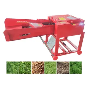 Different rice straw for farm use on pellet maker in one agriculture silage cow grass mac feed chaff cutter with cheap price