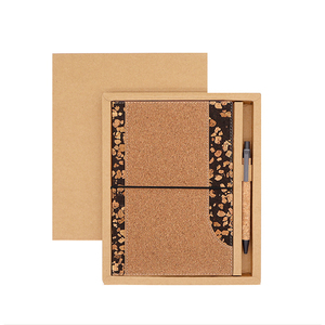 สมุดโน๊ตหนัง PU พร้อมวัสดุจากวัสดุรีไซเคิลสำหรับเป็นของขวัญ - Product Image 6