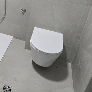 <span class=keywords><strong>WC</strong></span> monobloc avec réservoir à double chasse <span class=keywords><strong>Prima</strong></span>-Bagno, <span class=keywords><strong>abattant</strong></span> doux, design épuré, pour salon - Product Image 2