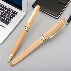 Set de Regalo Ecológico con Logotipo Personalizado - Pluma Estilográfica de Bambú y Bolígrafo con Logotipo Grabado, Regalo Personalizado - Product Image 5