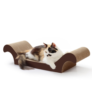 Kardus tempat tidur <span class=keywords><strong>Sofa</strong></span> kucing, tempat tidur <span class=keywords><strong>Sofa</strong></span> berbentuk papan garuk kucing santai - Product Image 6