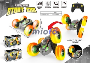 รถวิบากสองหน้าพร้อมรีโมตคอนโทรลรถสาย USB 360รถกลิ้งเพื่อความสนุกสนานในการขับขี่ - Product Image 6