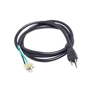 Extension Cable Factory Price AC Power Cable 3 Pin American NEMA 5-15P AC Extension Electric Extension