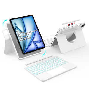 Bàn phím trường hợp đối với <span class=keywords><strong>iPad</strong></span> 10.9 inch Pro 1 <span class=keywords><strong>2</strong></span> 3 4 gen 11 inch không khí pin lớn trực tiếp từ nhà máy màu đen giá thấp hiệu suất cao - Product Image 3