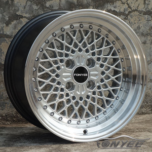 F99534 BB Sport 14 15 16 17 18 19 Pouces 4x100/114.3 5x112/120 Jantes en Alliage Chromées à Déport Profond pour <span class=keywords><strong>BMW</strong></span> Subaru Volkswagen - Product Image 2