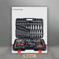 Kit combiné d'outils électriques OEM de haute qualité, 215 pièces, avec boîte de rangement