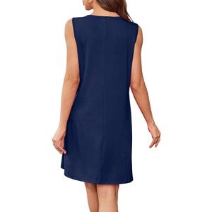 Vestido de Verano para Mujer, Personalizado, Sexy, Hasta la Rodilla, con Encaje, Cintura Natural, Sólido, Casual, Elegante, Estilo A, Nuevo - Product Image 3
