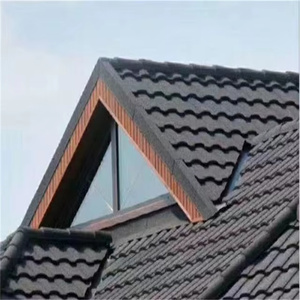Tejas Metálicas Modernas para Techos de Hoteles, Resistentes al Calor, de Gran Peso, con Recubrimiento de Piedra Gris, Techo <span class=keywords><strong>Solar</strong></span> <span class=keywords><strong>Tesla</strong></span> - Product Image 3