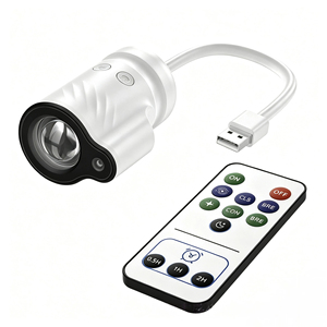 Proyector LED Holográfico 3D Dinámico Inteligente HD Multicolor, Proyección Oceánica, Alimentación USB, Control Táctil, Ajustable 360 Grados - Product Image 3