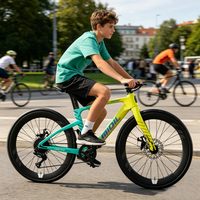 Vélo de montagne pour enfant de 24 pouces en alliage de magnésium haute résistance, bonne robustesse, super léger