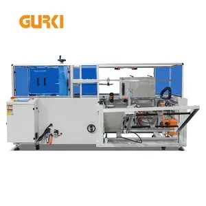 Hot Melt Glue Case High-speed Horizontal Box Carton Sealing Machine with bottom sealer