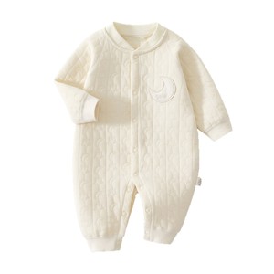 Combinaisons pour bébé en coton pur matelassé épais unisexe pour nouveau-né, automne-hiver, combinaisons de ramper, pyjamas - Product Image 5