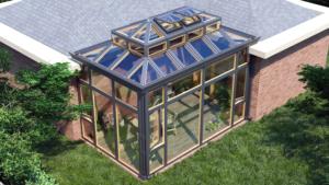 厂家直销预制铝合金双层钢化低辐射玻璃防风防雨户外卧室和车房阳光房 - Product Image 2