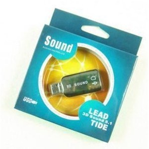 Tarjeta de sonido USB externa de 5.1 canales con entrada de micrófono, adaptador de audio estéreo para computadora portátil - Product Image 2
