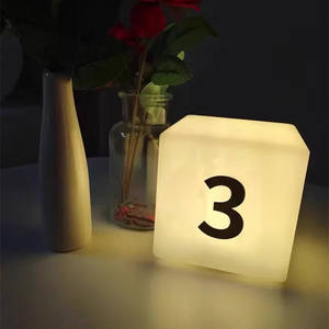 10cm 20cm 30cm 40cm 50cm 60cm Modern LED <strong>Magic</strong> Dice Luminous Square <strong>Mood</strong> Lighting Night <strong>Light</strong> Glowing Plastic Cube Table <strong>Light</strong> - Product Image 4