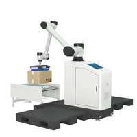 Bras robotisé pneumatique industriel avec moteur PLC - Pince de palettisation robuste avec ventouses à vide pour surfaces planes et lisses