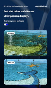 SUNSUN-Aspiradora subacuática <span class=keywords><strong>para</strong></span> acuario y piscina, máquina de filtro de succión de heces de peces <span class=keywords><strong>para</strong></span> estanques de peces y estanques de natación - Product Image 3