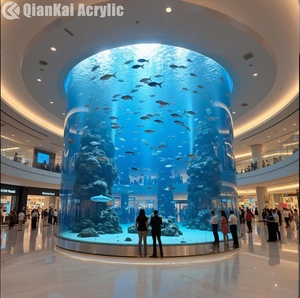 Aquariums et accessoires élégants d'<span class=keywords><strong>aquarium</strong></span> de méduse de réservoir de <span class=keywords><strong>requin</strong></span> sans monture de luxe moderne - Product Image 2