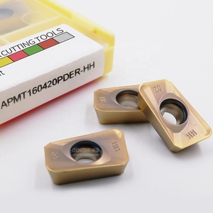 Inserto de fresado de torneado Herramientas de corte de torno de punta de mecanizado <span class=keywords><strong>CNC</strong></span> de carburo de tungsteno APMT1135/1604 APMT1604PDER DP5320 DP - Product Image 1