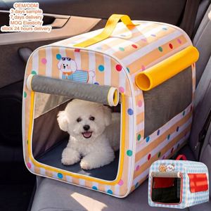Transportín para Mascotas Impermeable y Plegable de Poliéster Oxford, Cama para Gatos, Previene la Suciedad, Asiento de Seguridad para Perros Pequeños y Gatos, Viajes, Paseos al Aire Libre, Caseta para Perros - Product Image 1