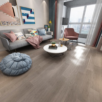 Carreaux de parquet d'épaisseur 5mm Piso Vinilico Emboîtement Planche de vinyle bois revêtement de sol spc avec tampon IXPE 1.5mm
