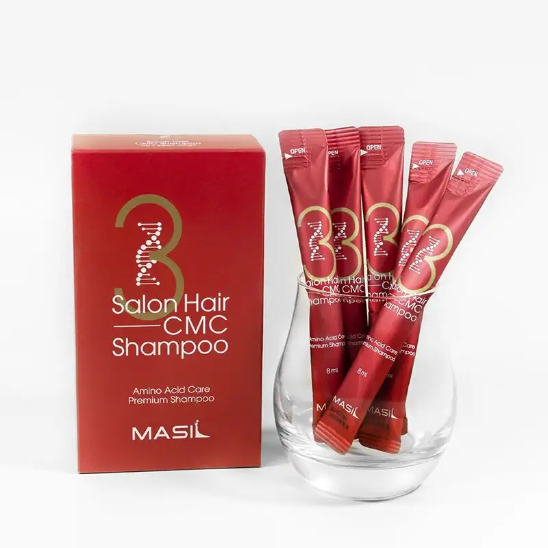 Professional Korea Hair Care salon hair shampoo 3 Power Salon CMC Amino Acid Premium sachet Shampoo for dry hair