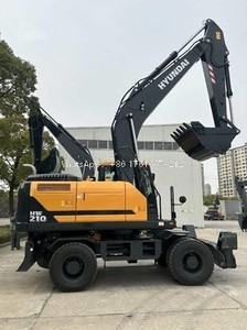 Excavatrice sur pneus Hyundai 220w-9 d'origine, 100% coréenne, d'occasion, excavatrice Hyundai Hy210 - Product Image 5
