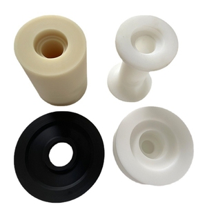 Roulement composite Ptfe, bagues en plastique PTFE à sec pour l'industrie alimentaire, douille de manchons POM à bride en nylon - Product Image 4