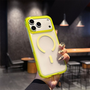 เคสใสกึ่งด้านแบบแม่เหล็ก TPU+PC สำหรับ iPhone 18 18 Pro Max, เคส iPhone 18 Pro Max ทำจากโพลีโพรพิลีน - Product Image 6