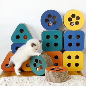 Fabrika toptan kedi tırmalama panosu dikey kedi oyuncak tırnak taşlama oluklu karton <span class=keywords><strong>Scratcher</strong></span> - Product Image 6