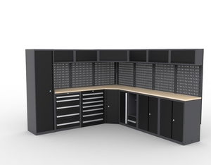 Usine JZD Armoire de rangement de <span class=keywords><strong>garage</strong></span> en métal Système d'organisation de l'établi Armoire à outils Armoire murale Boîte à outils - Product Image 6