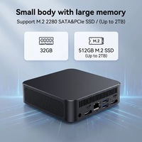 Mini PC Gamer Compacto Intel Core I3 16GB RAM PCIE 4.0 SSD 8K Triple Pantalla GDDR6 Video Windows 11 Escritorio para Gamers