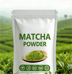 Polvo de té verde Matcha de grado ceremonial japonés solvente de grado alimenticio extraído para uso de raíces de hierbas tambor certificado Halal HPLC/UV - Product Image 1