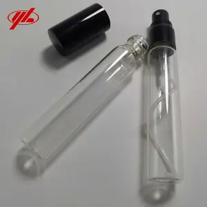 2ml 5ml 10ml 15ml Black Silver And Golden Spray Perfume Tester Sample Glass Package