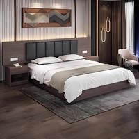 Meubles d'hôtel modernes, design tout-en-un, vente directe d'usine, respectueux de l'environnement, durables, confortables, lits d'hôtel étoilés