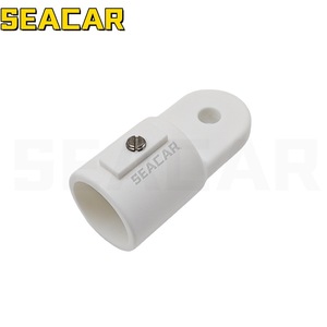 Capuchon supérieur Seacar 7/8 pouces en plastique blanc, quincaillerie marine pour la réparation de bâches de bateau - Product Image 3
