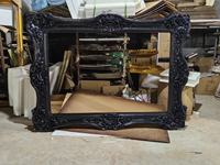 Grand miroir sur pied de style français antique doré, 228*168cm, décoration d'intérieur