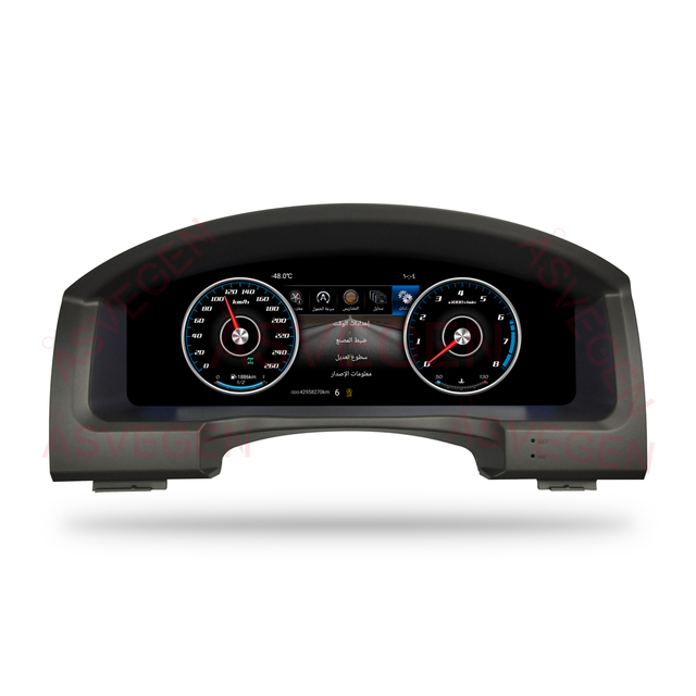 Wholesale 12.3inch LCD Touch Screen Car Instrument Panel for Toyota Land Cruiser 2007-2019 Auto Digital Speedometer Cluster
