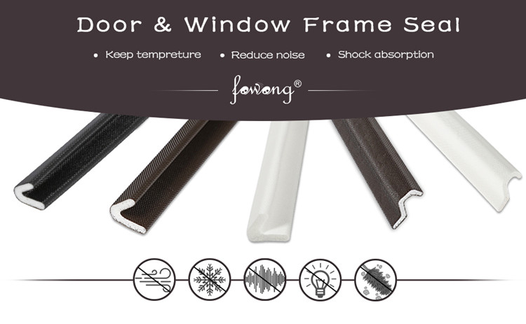 V Shape Weather Stripping Black, 1/2 Inch Wide , Adhesive Weather Strip Door Frame Seal PU Foam Strip Weather Seal