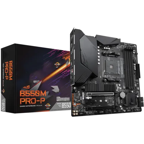 B550M AORUS PRO-P Motherboard Permainan Komputer Ddr4 Perangkat Keras Komputer Mendukung Jenis Kartu Grafis Yang Terintegrasi-Membutuhkan Cpu