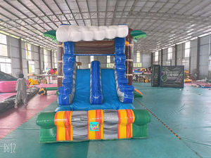 Location d'équipements de fête, châteaux gonflables, trampolines, brincolines, gonflables pour fête, château gonflable <span class=keywords><strong>palmier</strong></span> avec bannière princesse - Product Image 5