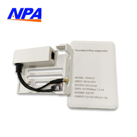 Divisor PoE Impermeable para Exteriores ANPA, 12W, Plug and Play, QoS, 10/100Mbps, Estándar IEEE 802.3af/at, Adaptador Apilable No Aislado, IP