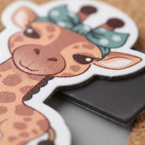 Aimants de réfrigérateur en papier personnalisables avec des animaux mignons, aimant de réfrigérateur personnalisé en dessin animé, décoration pour casier scolaire et tableau blanc - Product Image 3