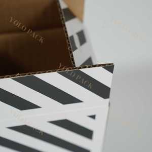 Chống nước tráng dễ dàng lắp ráp vận chuyển hộp không có băng cần thiết độ nét cao đồ họa in Hộp bao bì sóng - Product Image 2