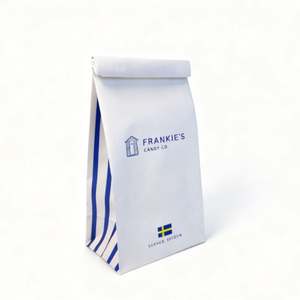 Bolsas de Papel Antigrasa para Dulces al por Mayor, Materiales Reciclados de Grado Alimenticio, Tamaño Personalizable para Empaque de Dulces y Galletas, OEM/ODM Disponible - Product Image 4